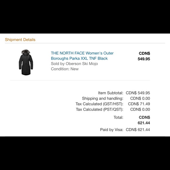 The north face parka winter jacket - Picture 4 of 4